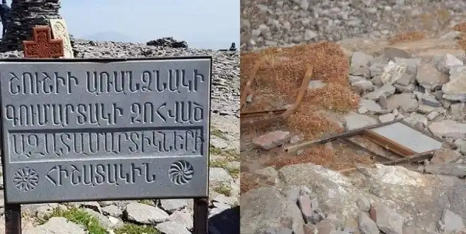 Ազատամարտիկների յուշաքարերի ոչնչացումը ոչ թէ հակադաշնակցականութեան արդիւնք Է, այլ՝ ազգադաւութիւն.ՀՅԴ գործիչի մեկնաբանութիւնը