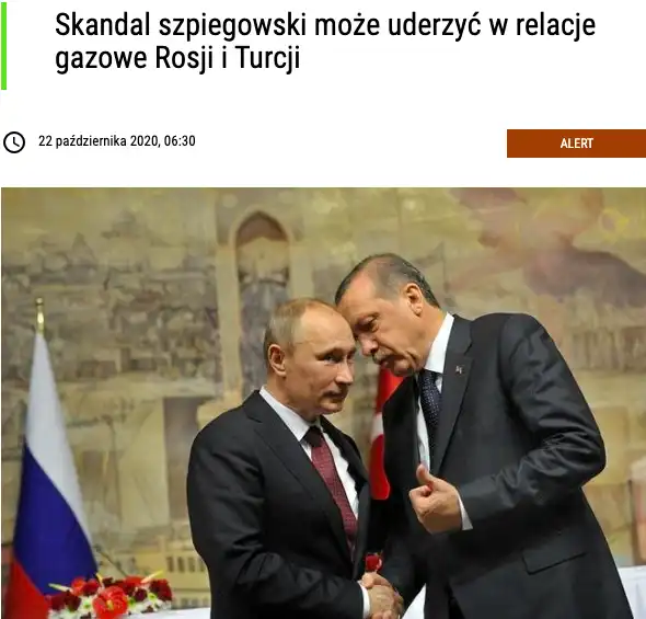 Լրտեսութեան վարկած. Կրնա՞յ խաթարուիլ ռուս-թրքական  համագործակցութիւնը