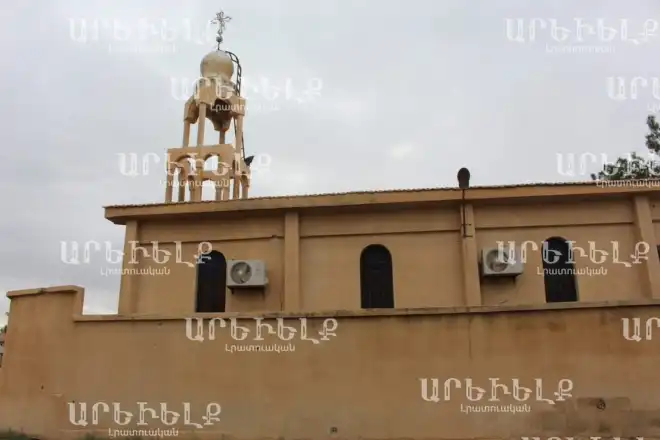 Թրքական բանակը թիրախ  դարձուցած է  Թալ Ճիհան  գիւղի   Սուրբ Աստուածածին  եկեղեցին