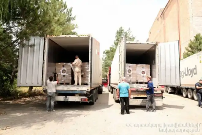 Հայաստան հերթական  անգամ մարդասիրական օժանդակութիւն ուղղարկեց դէպի Սուրիա
