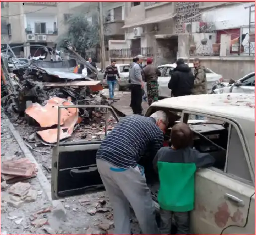 Դարձեալ  ծանր   իրավիճակ Դամասկոսի մէջ.    Հրթիռներ ինկած  են  հայաբնակ    շրջաններու   վրայ