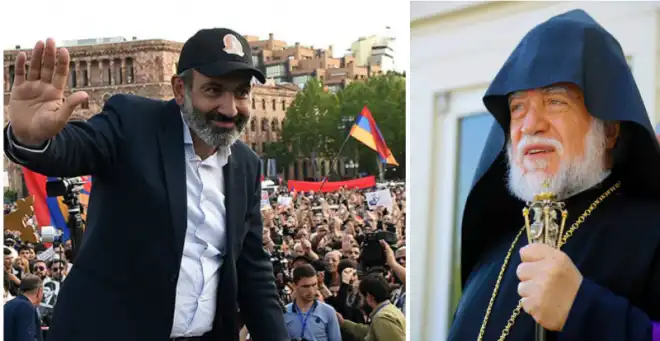Ն.Ս.Օ.Տ.Տ. Արամ Ա. Կաթողիկոս կը շնորհաւորէ Հայաստանի Հանրապետութեան նորընտիր Վարչապետ Նիկոլ Փաշինեանը