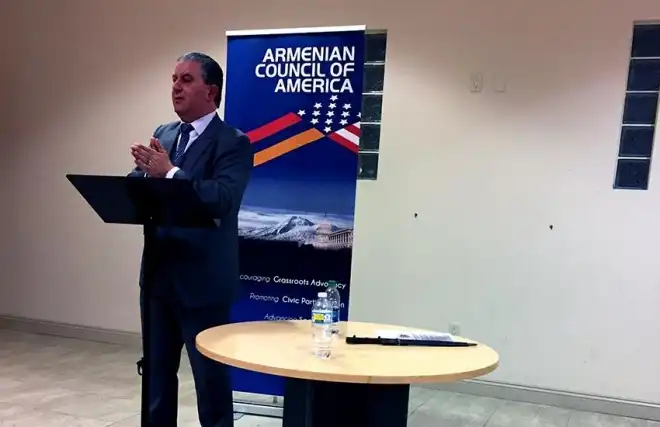 «Հայաստանը Անկախութեան Հռչակումէն 25 Տարի Անց»  ՍԴՀԿ ԿՎ Ատենապետ  Համբիկ Սարաֆեանի Ելոյթը Լաս Վեկասի Մէջ