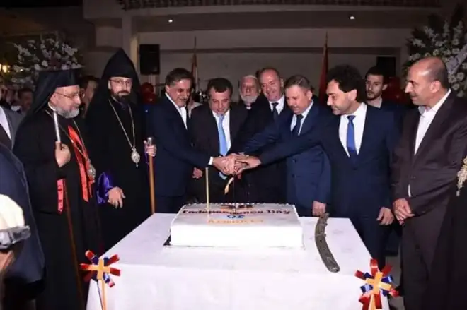 Հալէպ. Նշուած է  Հայաստանի  Անկախութեան   28-րդ  տարեդարձը.Խօսք  առած է գլխաւոր հիւպատոս ՝Արմէն Սարգսեան