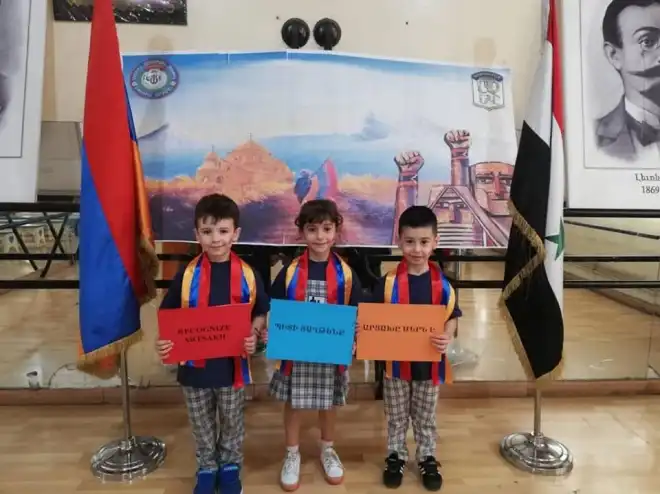 Հալէպ. Հակառակ  երկրի ծանր դրութեան «Կրթասիրաց»ի սաները 2000  ԱՄՆ տոլար նուիրած են «Հայաստան հիմնադրամ»ին