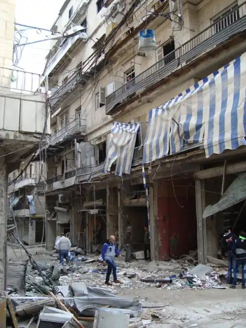 Հալէպ. «Ազգային Զաւարեան»  Վարժարանի  Թաղամասը Հրթիռարձակման Թիրախ (Լուսանկարներ)