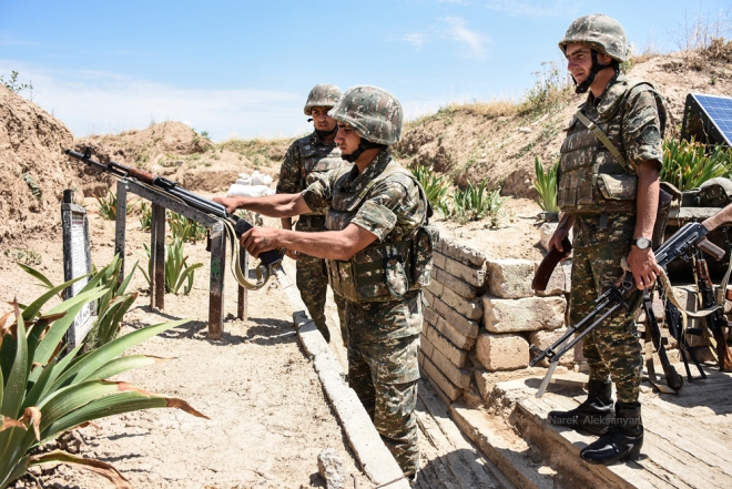Հակառակորդը   հայկական   դիրքերու  ուղղությամբ արձակել  է  700  կրակոց