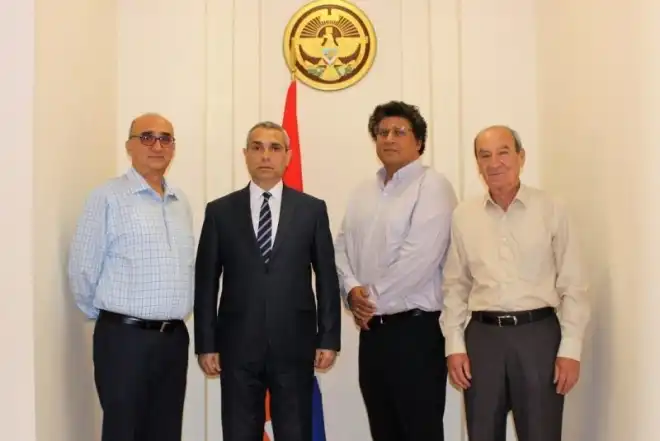 Արցախի Հանրապետության արտաքին գործերի նախարարն ընդունել է «Թուֆենկյան» բարեգործական հիմնադրամի պատվի