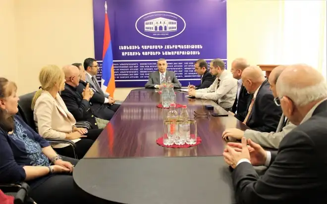 Արցախի ԱԳՆ ղեկավարն ընդունել է ԱՄՆ հայ իրավաբանական միության պատվիրակությանը