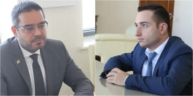 Նախարար Հայրապետեան ընդունեց Սուրիոյ դեսպան Մուհամմէտ Ահմէտ Հաճ Իպրահիմը