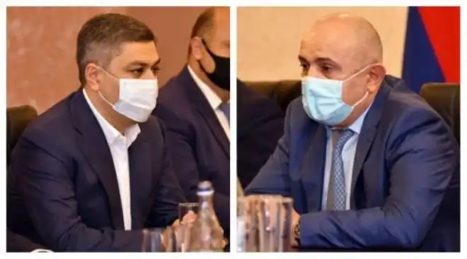 Պապայեան-Վանէցեան հանդիպում Արցախի մէջ