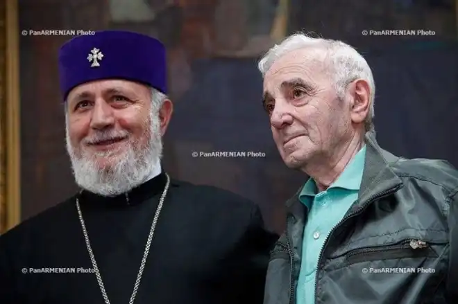 Ամենայն Հայոց Կաթողիկոսը  ցավակցագիր է հղել Շառլ Ազնավուրի ընտանիքին