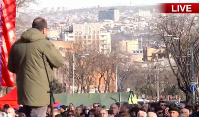 Բաղրամեան պողոտային վրայ ընթացք առաւ հերթական հանրահաւաքը