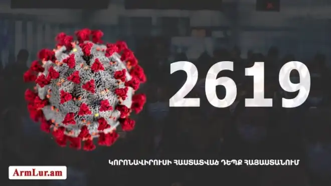 112 հաստատուած նոր դէպք․ «Քորոնա» ժահրով հիւանդներու թիւը հասաւ 2619-ի