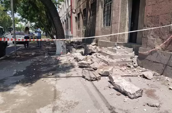 Երեւանի մէջ   փլուզման  արկած. Կայ  մէկ  զոհ