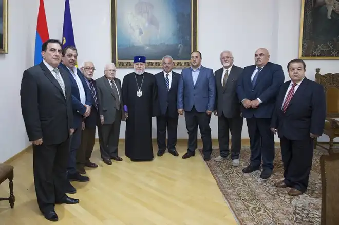 Ամենայն Հայոց Կաթողիկոսն  ընդունեց ՌԱԿ ղեկավար կազմին