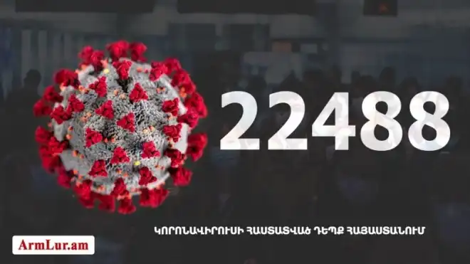 771 նոր դէպք. «Քորոնա» ժահրով հիւանդներու թիւը հասաւ 10 625-ի