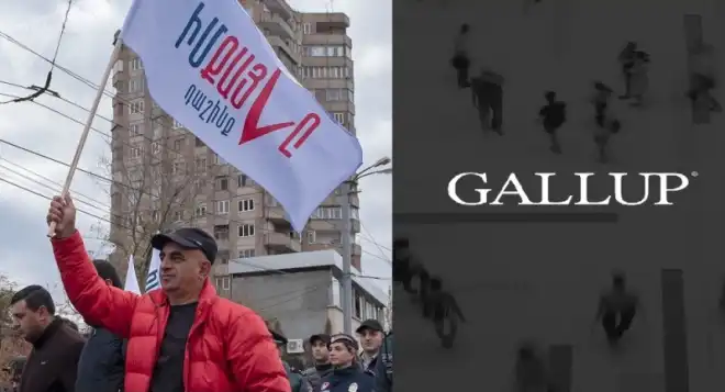 «Իմ քայլը» 69,4 տոկոս, ԲՀԿ-ն՝ 5,7 տոկոս, «Լուսաւոր Հայաստանը»՝ 3,8 տոկոս. Gallup-ի հարցումը
