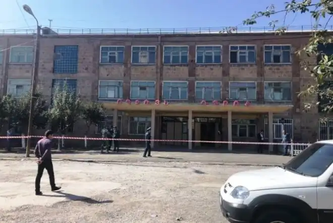 Լարուած  ականի   ահազանգ  Կիւմրիի  թիւ 15   դպրոցին մէջ