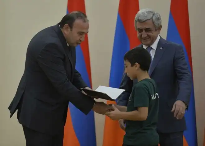 Հայաստանի բնագիտութեան եւ ուսողութեան դպրոցը շատ աւելի մրցանակներ շահած է, քան Վրաստանն ու Ազրպէյճանը միասին. Սերժ Սարգսեան