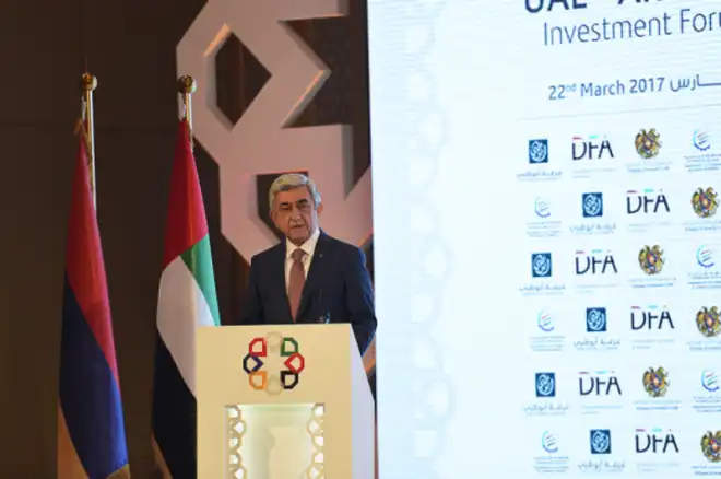 Մենք կ'աջակցինք Հայաստանի տնտեսութեան մէջ Միացեալ Էմիրութիւններու ներդրողներուն. Նախագահ