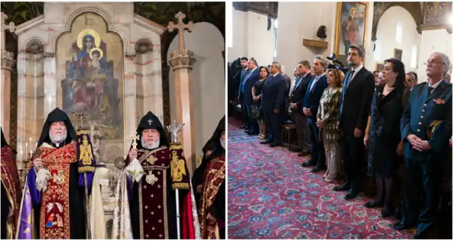 Մայր Աթոռ Սուրբ Էջմիածնի մէջ կատարուեցաւ Հանրապետական մաղթանք