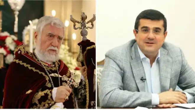 Արցախի նախագահը շնորհակալութիւն յայտնած է Արամ Ա. Վեհափառին