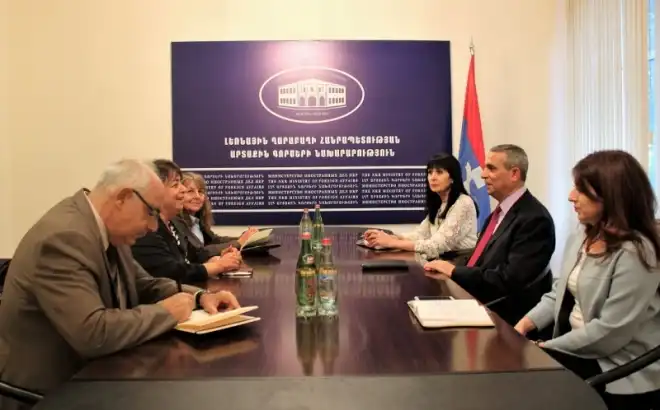 Արցախի Հանրապետության ԱԳՆ ղեկավարն ընդունել է «Սատար Ղարաբաղին» միության անդամներին