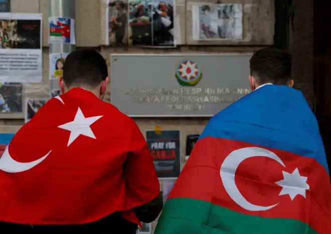 Ատրպէյճան եւ Թուրքիա՝ Իսրայէլ-Պաղեստին հակամարտութեան հակառակ կողմերուն