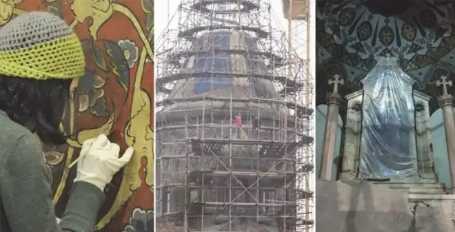 Սուրբ Էջմիածնի Մայր տաճարը վերանորոգման մէջ