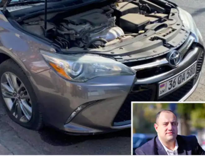 Նռնակ նետած են  Միհրան Յակոբեանի  ինքնաշարժին տակ