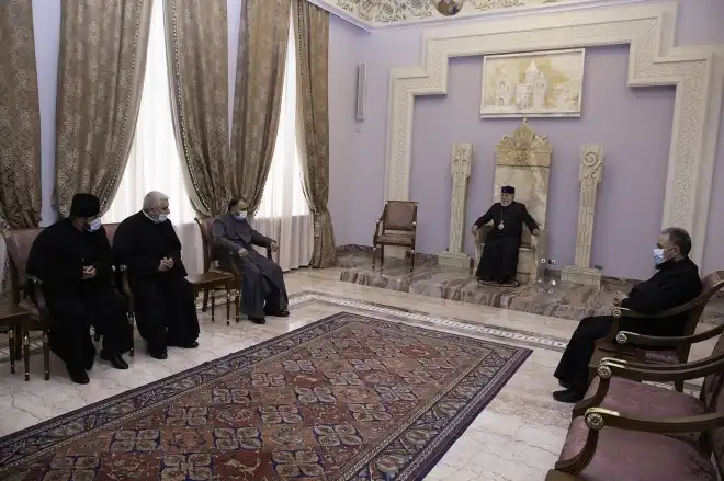 Ամենայն Հայոց Կաթողիկոսն ընդունեց Արցախի թեմում ձեռնադրված նորաօծ քահանաներին