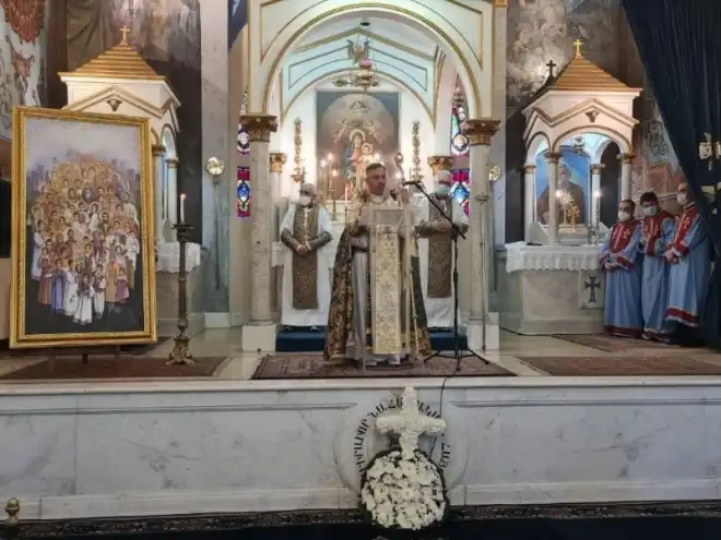 Պրազիլի մէջ. Տ. Նարեկ եպս.ի ձեռամբ Օծումը կատարուեցաւ «Սրբոց Նահատակաց» պատկերին