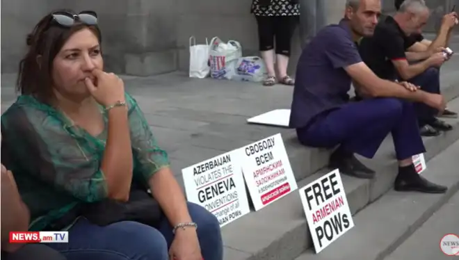 Պաքուի բանտերուն մէջ գտնուող գերիներուն ծնողները բողոքի ցոյց կատարեցին