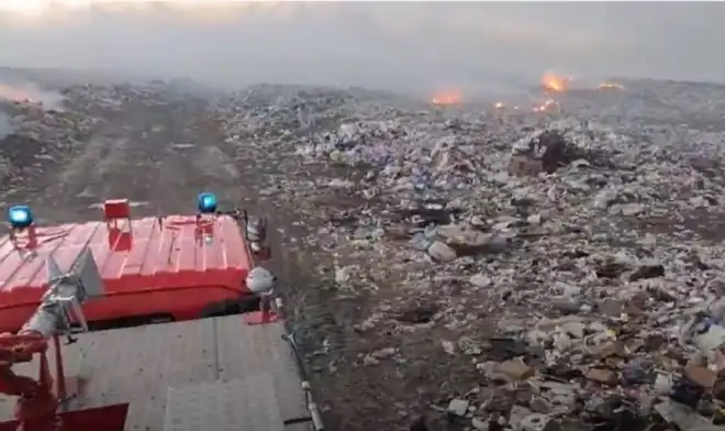 Մասիս քաղաքի աղբավայրի հրդեհը տակաւին չէ մարած