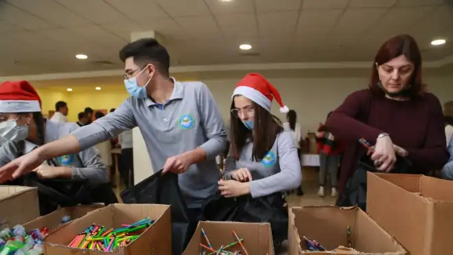 Նվերներով լի 12.000  պայուսակ՝ արցախցի երեխաներին