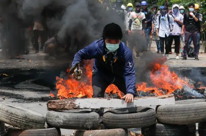 Ռազմական յեղաշրջումէն ասդին Միանմարի մէջ սպաննուած է 450 մարդ