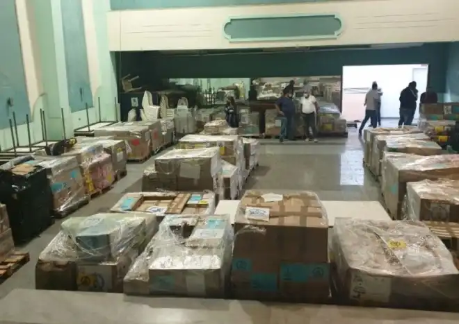 Ֆրանսայի ՀՄԸՄ-ի  ընտանիքը օժանդակութիւններ ուղարկած է Պէյրութահայութեան (Լուսանկարներ)