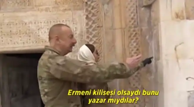 Ալիեւ հրամայած է ջնջել գրաւեալ տարածքներուն մէջ հայկական յուշարձաններուն վրայ եղած արձանագրութիւնները