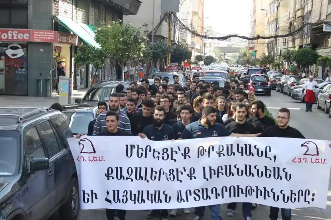 Լիբանանում երիտասարդները երթ են կազմակերպել՝ մերժելով թուրքական արտադրանքը. լուսանկարներ