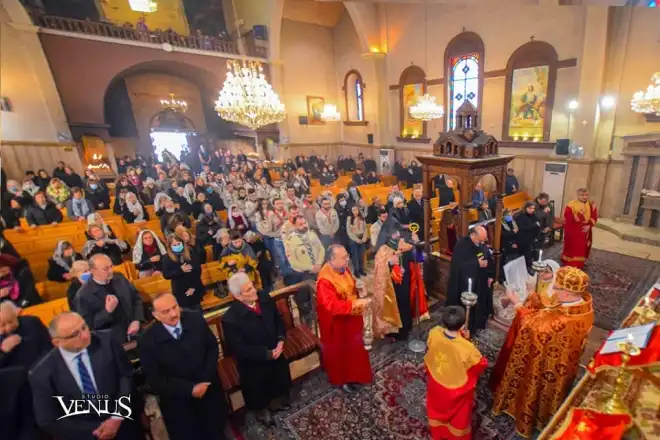 Հալէպի մէջ նախագահութեամբ Թեմակալ Առաջնորդին՝  հոգեհանգստեան պաշտօն ի յիշատակ ՝ Գառնիկ Մկրտիչեանի