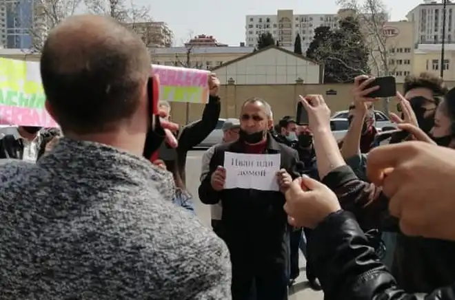 Պաքուի մէջ հակառուսական ցոյց տեղի ունեցած է