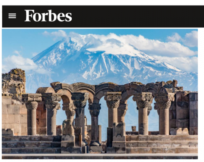 Forbes-ը Հայաստանը ներառած է 10 զբօսաշրջային ուղղութիւններու մէջ