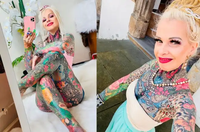 «Մենք  բոլորս մէկ անգամ կ՚ապրինք....» Գերմանուհին ամբողջ մարմինը թաջուածքներով ծածկած է (Լուսանկարներ)