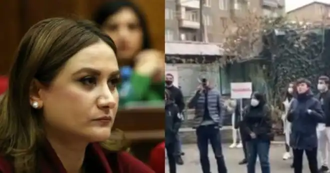 Բողոքի գործողութիւններ «Իմ քայլը»ի պատգամաւորի տան մօտ. Mediaport (Տեսանիւթ)