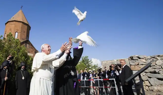 Pope Francis recalls 2016 trip to Armenia