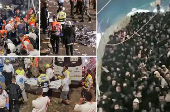 Իսրայէլի մէջ. Կրօնական արարողութեան ընթացքին մեծ արկած. Կան 40-է  աւելի զոհեր