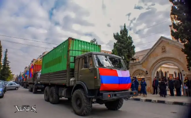 Ռուսաստանի հայերու՝ Հալէպ ուղարկած բեռը տեղ հասած է