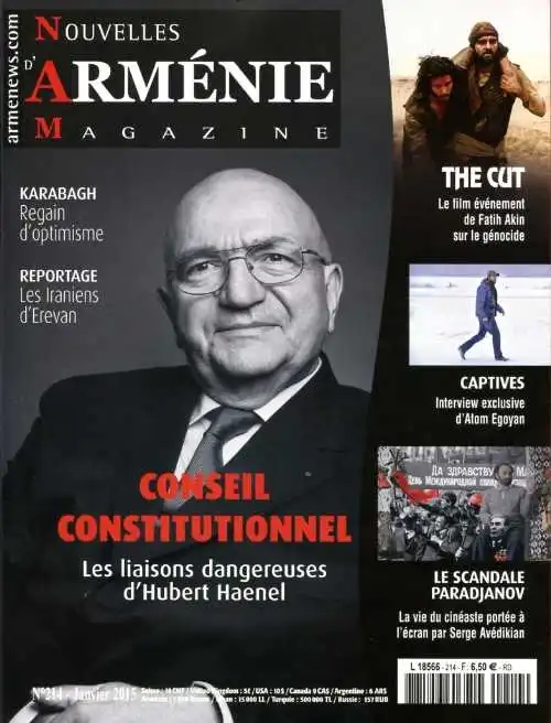 Փարիզի Մէջ  Մահացած է      Nouvelles   d'Armenie Պարբերականի Հիմնադիր` Ժագ Թորանեան