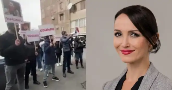 «Իմ քայլ»ական պատգամաւորի մայրը եռացած ջուր թափած է բողոքարարներուն վրայ (Տեսանիւթ)